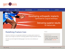 Tablet Screenshot of genossis.com